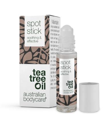 Australian Bodycare Tea Tree Oil Spot Stick - Tea Tree Blemish Stick for Spots pimples Oily and Acne Prone Skin. Contains high Pharmaceutical Grade Australian Tea Tree Oil 9ml Tea Tree 9 ml (Pack of 1)