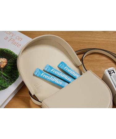 FreshPlus Mouthwash - TSA Approved Travel Size, Alcohol-Free with Natural Ingredients for Bad Breath - Evest Oral Care Treatments (20 Packets) - Buy Online on GoSupps.com