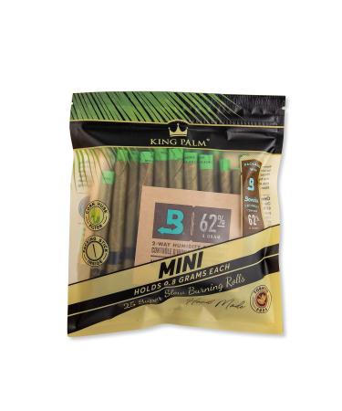 King Palm Mini Size Natural Pre Wrap Palm Leafs (1 Pack of 25, 25 Rolls Total) - Pre Rolled Cones - All Natural Cones - Corn Husk Filter - Preroll Cones - Prerolled Cones with Filter - Organic Cones 25 Count (Pack of 1) - Buy Online on GoSupps.com