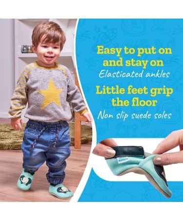 Soft Sole Baby Shoes for 0-6 Months | Leather Toddler Shoes with Happy Elephant Design - Buy Online on GoSupps.com