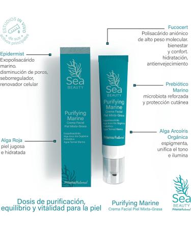 BEST MEDICAL DIET SL Prisma Natural Facial cream for combination skin or oily for women and men seborrhoeic skin depigmenting regeneration with antiaging active ingredient open pores daily use 50 ml - Buy Online on GoSupps.com