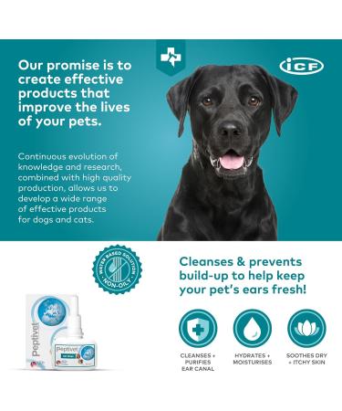 ICF Peptivet Ear Drops 50 ml - Buy Online on GoSupps.com