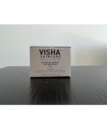 Visha Skincare Advanced Bright Eye Booster - Dark Circle & Puffiness Cream | Wrinkle & Caffeine Eye Treatment - 0.5oz - Buy Online on GoSupps.com