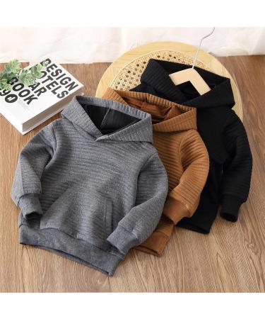 PatPat Toddler Hoodie - Pink, Textured Pullover Sweatshirt for 1-2 Year Old Boy or Girl - Buy Online on GoSupps.com