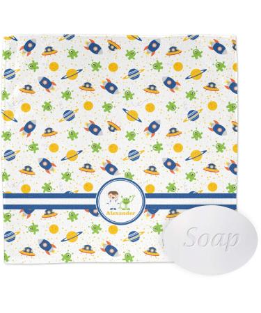 YouCustomizeIt Personalized Boy's Space Themed Washcloth