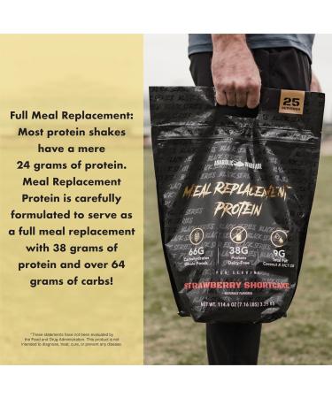 Anabolic Warfare Blueberry Crumb Cake Meal Replacement Protein Shake - Whole Food 25 Servings 113.76 oz - International Shipping Available - Buy Online on GoSupps.com