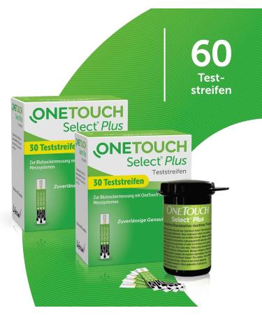 OneTouch Select Plus Blood Glucose Test Strips - Value Pack of 60 | Compatible with OneTouch Select Plus Meter - Buy Now! - Buy Online on GoSupps.com