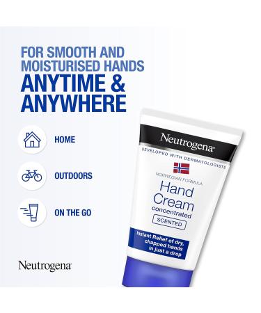 Neutrogena Norwegian Formula Hand Cream 75ml - Intensive Moisture for Dry Hands - Scented Formula - Fast International Shipping - Buy Online on GoSupps.com
