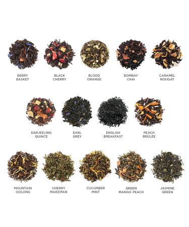 Tea Forte Assorted Tea Gift Set - 28 Loose Leaf Teas in Single Steeps Tea Chest - Classic Flavored Assortment - Buy Online on GoSupps.com
