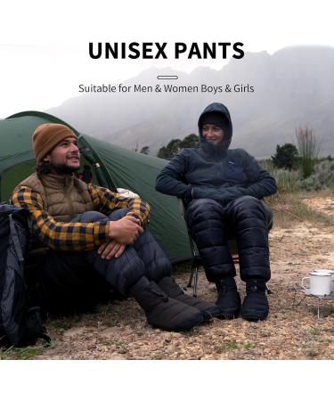 Naturehike Ultra-Light Ski Pants for Men & Women - Waterproof Winter Thermal Snow Pants - Outdoor & Indoor Use - XL Black - Buy Online on GoSupps.com