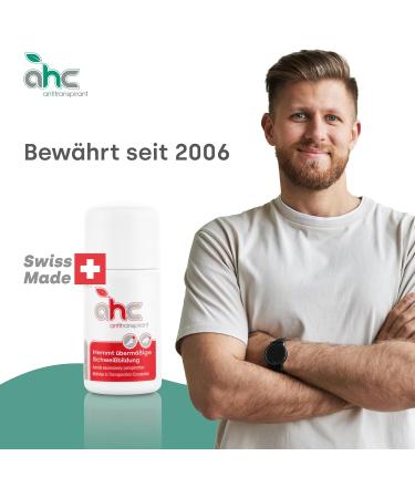  JV Cosmetics AHC FORTE Dropper Bottle 30ml - Antiperspirant Against Hand and Feet Sweating - Herbal Extract Antiperspirant Against Excessive Sweating - Buy Online on GoSupps.com