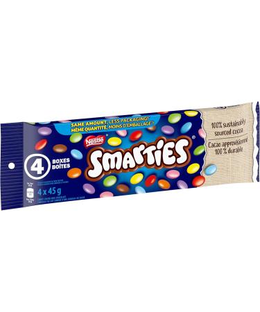 SMARTIES Multipack Candy Coated Chocolates 4 x 45 g - Buy Online on GoSupps.com