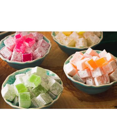 Cerez Pazari Turkish Delight Halloween Candy Gift Basket 2.2Lbs in Elegant Tin Box - 6 Luxury Lokum Flavors - Perfect for Christmas, Thanksgiving, Birthdays - Nut-Free Option - Buy Online on GoSupps.com