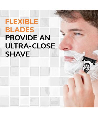 BIC Flex 5 Refill Cartridges for Men - 12 Long Blade Razors for Smooth Comfortable Shaving - Buy Online on GoSupps.com