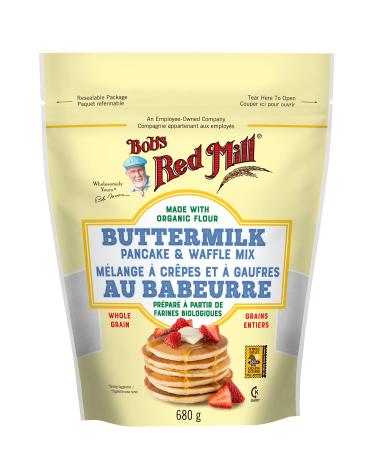 Bob's Red Mill Buttermilk Pancake and Waffle Mix 680g (Pack of 1) Buttermilk 680 g (Pack of 1)