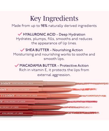 Buy By Terry Hyaluronic Lip Liner Pencil - Creamy Hydrating Long-lasting Vegan Formula - Love Affair - International Shipping Available - Buy Online on GoSupps.com