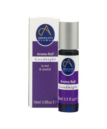 Absolute Aromas Goodnight Aroma Roller Ball - Natural Essential Oils for Relaxation | Lavender Geranium Bergamot Majoran - Perfect for a Restful Night - Buy Online on GoSupps.com