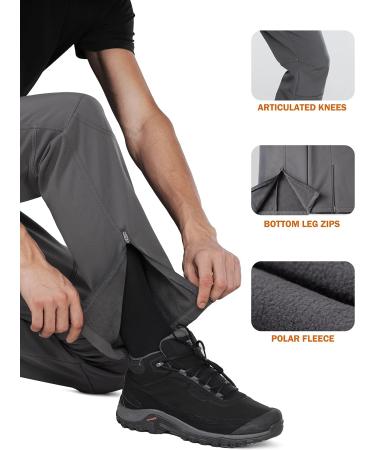 Stlight Men's Waterproof Snow Ski Softshell Pants - Black, 42W x 32L - Buy Online on GoSupps.com