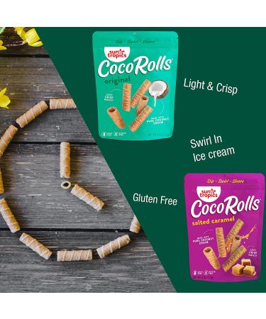 Sun Tropics CocoRolls Salted Caramel - Delicious Coconut Snack Treat | Buy Now! - Buy Online on GoSupps.com