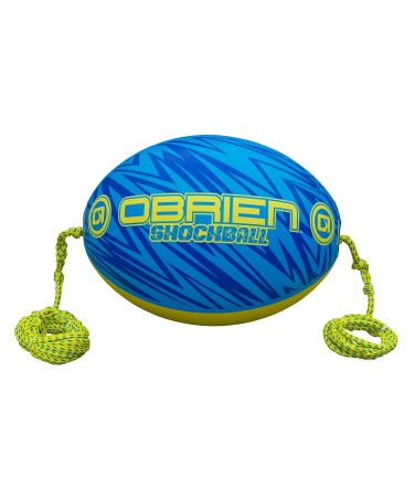 O'Brien Oval Shock Ball and Towable Tube Floats with Rope for Lake or River