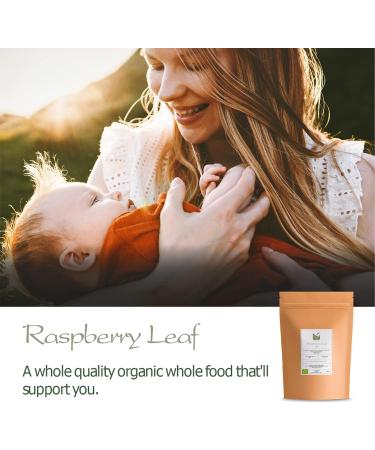 Organic Red Raspberry Leaf Tea for Pregnancy - 100g Loose Leaf Tea - RasberryLeaves 100g (1 Pack) - Buy Online on GoSupps.com