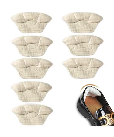 4Pairs New Heel Cushion Inserts Heel Grips Shoe Pads Comfort Thick Back Insoles Self-Adhesive Heel Cushion Anti-Slip Shoe Pads Sport Shoes Heel Blister Protectors for Women and Men(Beige) 2 Pairs of Skin Color