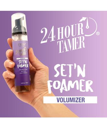 24 Hour Tamer Set'n Foamer Volumizer 3.38oz/ 100ml - Enhance Volume & Shine Define Curls & Waves Soft Finish with Lightweight Texture Locks in Moisture Nourishes Curls No Flake 3.38 Fl Oz (Pack of 1) Volumizer - Buy Online on GoSupps.com
