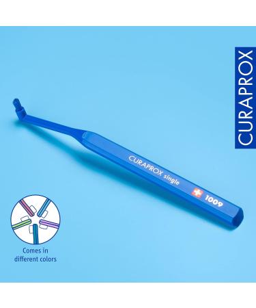 Curaprox CS 1009 Single-Tuft Toothbrush - Ideal for Braces Implants & Bridges - Random Color - Buy Internationally - Buy Online on GoSupps.com