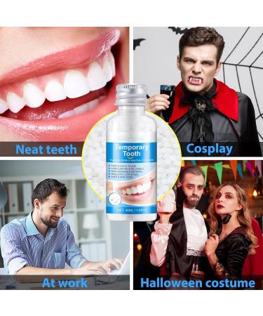 Temporary Tooth Filling Tooth Filling Repair Kit False Teeth for Temporary Tooth Filler Chipped Tooth Repair Kit for Broken & Missing Teeth Replacement (Tooth Repair Kit) - Buy Online on GoSupps.com