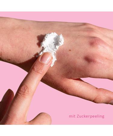 Puremetics 3-in-1 Shower Fluff Sea of Flowers - Vegan Sugar Peeling Shower Gel & Lotion 250g - Plastic-Free Beauty - Buy Online on GoSupps.com