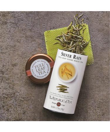 The Republic of Tea Silver Rain Full-Leaf White Tea - 1.75 oz - Buy Online on GoSupps.com