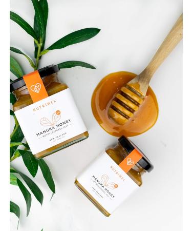 NUTRIMEL Manuka Honey 15+ (MGO 550+) - Glass jar (250 g) - New Zealand origin - 100% Tested and certified - Buy Online on GoSupps.com