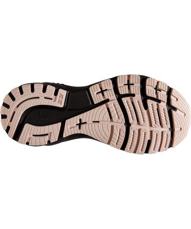 Brooks Adrenaline GTS 22 Women's Sneakers - Moulded Foam Insole, Lace-Up Closure, Comfortable Fabric Lining - Size 8.5 Grey/Rose/Black - Buy Online on GoSupps.com