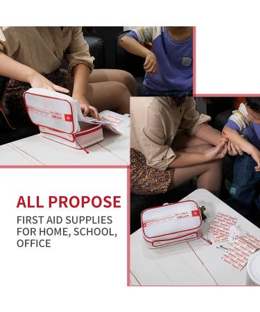 Kitgo Waterproof First Aid Kit Gift for Mother - Essential Medical Supplies for Home, Dorm, Outdoor, Car - Blue - Buy Online on GoSupps.com