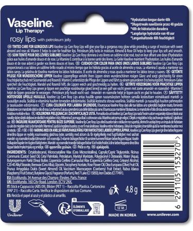  Vaseline Vaseline Lip Therapy Rosy Tinted Lip Balm with Almond & Rose Oil (2 Pack) - Buy Online on GoSupps.com