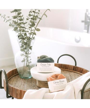 Handmade Organic Vegan Soap Bars | Natural Floral Scent with Essential Oils | Set of 2 for Face & Body - Buy Online on GoSupps.com