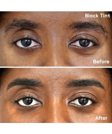 Mylee Express Eyelash & Brow Kit - 2 in 1 No Mix Formula Tint + Developer Gel + Dual Sided Brush Professional Tint Long Lasting Semi-Permanent (Black) - Buy Online on GoSupps.com