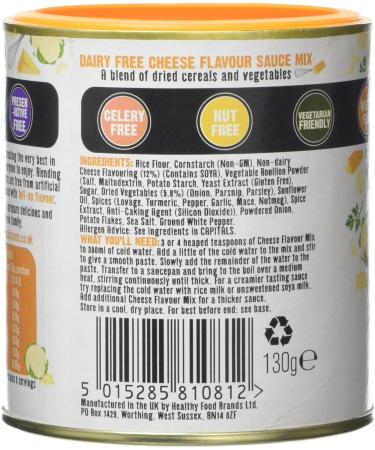 Free and Easy Cheese Flavour Sauce Mix 130 g - Buy Online on GoSupps.com