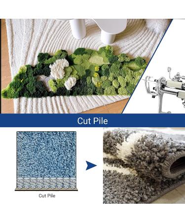 TEKCHIC Rug Tufting Gun  Electric Carpet Cut and Loop Pile 2 in 1 Machine Tufted Rug Making Gun Weaving Flocking Machine 100-240V 9-21mm -Blue - Buy Online on GoSupps.com