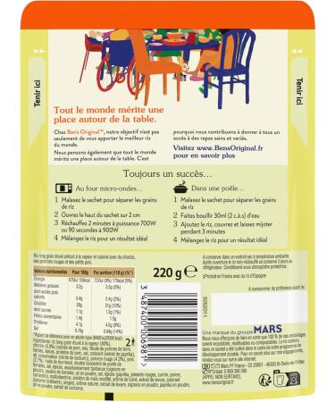 Ben's Original Paella rice 2 min (1X220G) - Buy Online on GoSupps.com