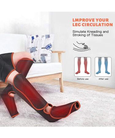 CLORIS 2021 Arms Leg Massager with Heat Function - 4 Modes, 4 Intensities for Arms, Tired Feet, Legs, Calf - Deep Kneading | Relax Leg Muscle Gifts for Mom & Dad - Buy Online on GoSupps.com