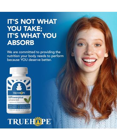 Truehope EMPowerplus Advanced Multivitamin for Women & Men - Broad-Spectrum Multivitamins & Chelated Minerals | 1000% Better Absorption | 37 Research Studies & 28 Years of Success | 30 Day Supply - Buy Online on GoSupps.com