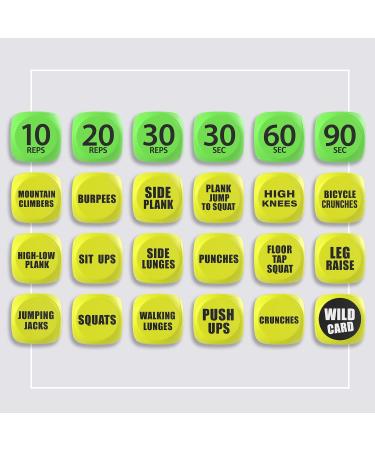 Skywin Workout Dice - Fun Exercise Dice for Solo or Group Classes - Foam Fitness Dice for Dynamic Workouts - Buy Online on GoSupps.com