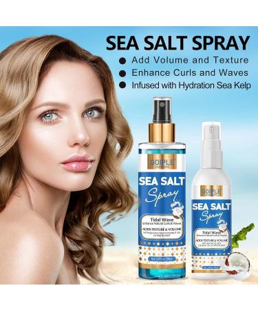 Sea Salt Spray for Natural Hair Men & Women Texture Spray for Hair Volume Adds Instant Thickness Light Hold Travel Size Sea Salt Spray for Hair Hold Beach Hair Spray Mist Spray for All Hair Types - Buy Online on GoSupps.com