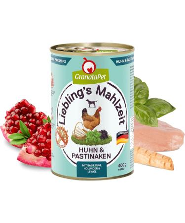 Granatapet Liebling's Mealtime Chicken & Parsnip - Grain-Free Wet Dog Food (6 x 400g) - High Meat Content No Sugar Additives - Buy Online on GoSupps.com