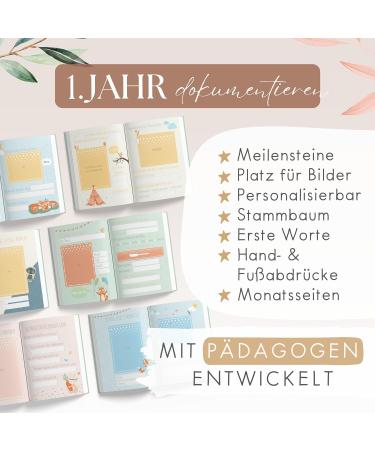 Twive My First Year Baby Album - Gender Neutral Souvenir Book for Boys & Girls - Educator-Approved Baby Diary - Buy Online on GoSupps.com