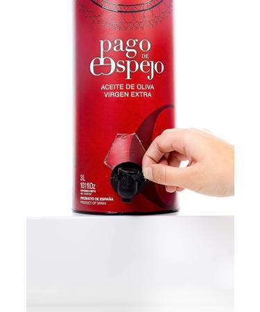 Pago de Espejo - Premium Picual Extra Virgin Olive Oil 3L Dispenser | Gourmet Olive Oil from Ja n Spain | Award-Winning First Harvest | Family Business Tradition - Buy Online on GoSupps.com