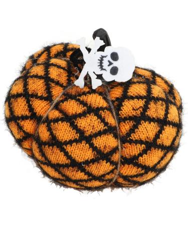 Handmade Fabric Pumpkin Halloween Pumpkin Exquisite Soft Wool Pumpkin Decorative Fabric Pumpkin Autumn Decorations(Yellow) - Buy Online on GoSupps.com