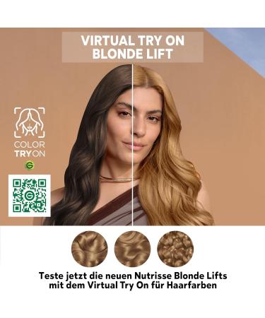 Garnier Nutrisse Blonde Lift claircissant pour cheveux fonc s en marron naturel avec 4 niveaux d' claircissement sans d coloration pr alable - Buy Online on GoSupps.com