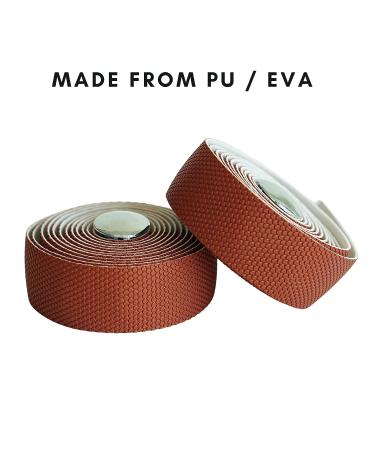 Vincita Comfort Road Bike Handlebar Tape - Pu and Eva Material - Shock Absorbing - Brick Color - Buy Online on GoSupps.com